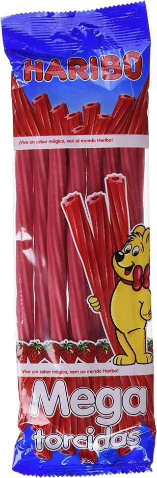 Haribo Mega Torcidas Fresa Geles Dulces, 200g por 1,03€