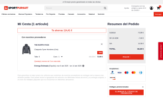 Chaqueta The North Face Tyree para hombre por 66,59€