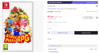 Videojuego Nintendo Switch Super Mario RPG por 35,68€