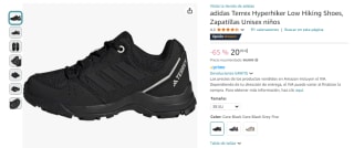 Adidas Zapatillas senderismo Terrex Hyperhiker Low niños por 20,99€