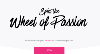 Wheel of passion met diverse kortingen bij Hunkemöller