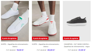 Zapatillas deportivas de marca desde solo 19,50€