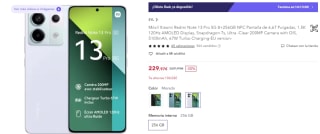 Xiaomi Redmi Note 13 Pro 5G 8+256GB por 229,97€ (cuenta nueva por 217,97€)
