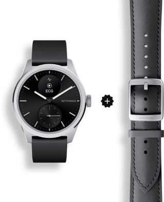 Withings Scanwatch 2 Zwart 42 mm met leren band voor €199,99 bij Bol
