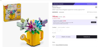 Set Lego Creator 3 en 1 Flores en Regadera por 19,99€ por 19,99€ (11,99€ nuevo usuario)