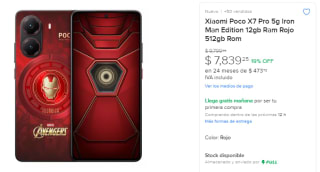 Xiaomi Poco X7 Pro 5G Iron Man 512GB en $7,839 | Mercado Libre