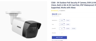 ANNKE C500 5MP PoE IP Bullet outdoor beveiligingscamera voor €49,99 bij Annke