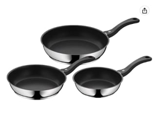 Set de 3 sartenes antiadherentes Devil 20-24-28 cm por 79.99€