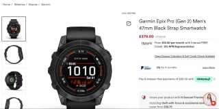 Garmin Epix Pro Gen 2 Men's 47mm Smartwatch available for £370
