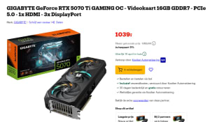 Gigabyte GeForce RTX 5070 Ti Gaming OC 16G voor €1.039 bij bol
