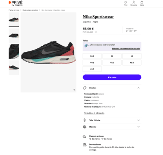 Zapatillas Nike Air Max Solo Mens Trainers por solo 55€