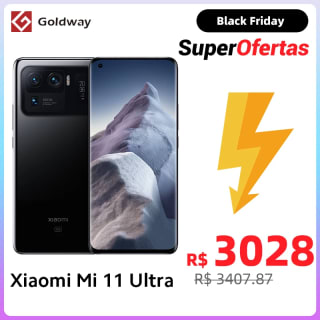 Smartphone da Xiaomi, modelo Mi 11 Ultra - R$ 3.380,87