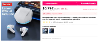 Lenovo GM2 Pro - Auriculares inalámbricos por 10,79€