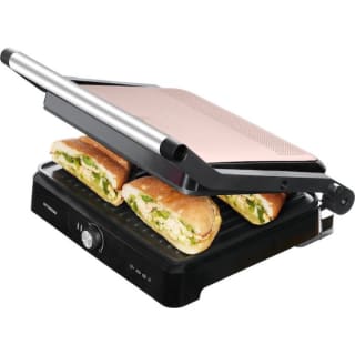 Hyundai – Keukenmachine – Elektrische contactgrill – 2200W – Rosegoud voor €44,95bij Dagknaller