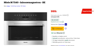 Miele M 7140 - Inbouwmagnetron voor €999 bij Bol