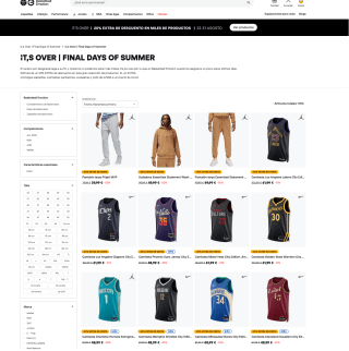 Descuento 20% extra ropa deportiva en Basketballemotion