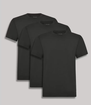 Ted Baker 3-Pack Men's T-Shirts (Black/White) - Sizes S/M/L - £17.99