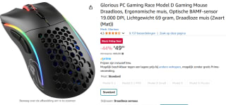Glorious PC Gaming Race Model D Wireless Zwart voor €49,99 bij Amazon