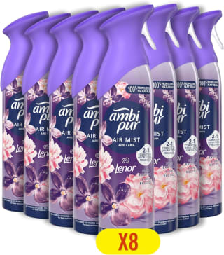 Pack 8 unidades Ambi Pur Flor Exótica Ambientador En Spray 185ml por 17,92€