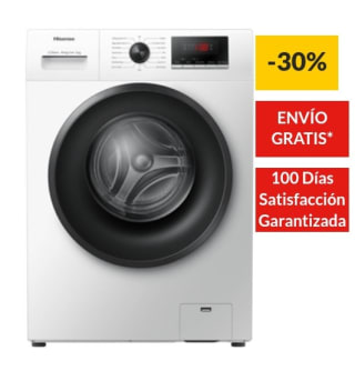 Lavadora Hisense 8Kg por 349,99€.