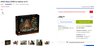 LEGO Ideas 21338 A-frame boshut voor €149 bij Dreamland