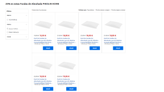 -25% en Fundas de Almohada Pikolin Home