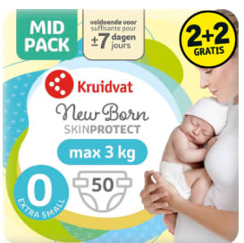2+2 gratis op Kruidvat newborn luiers