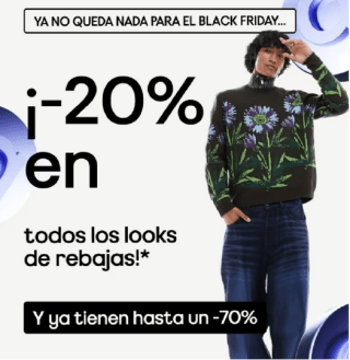 Black Friday Código 20% Descuento artículos rebajados en Asos