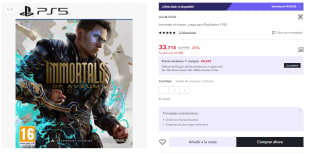 Juego PS5 Inmortals of Aveum por 23.6€