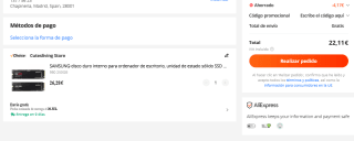 SSD Samsung 980 Pro 250GB a solo 22,11€