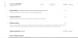 15% korting op Cosmetica en Electronica bij Notino