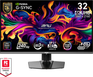 MSI MPG 322URX QD-OLED 32" Ultra HD 240Hz OLED Gaming monitor voor €1.099 bij Megekko
