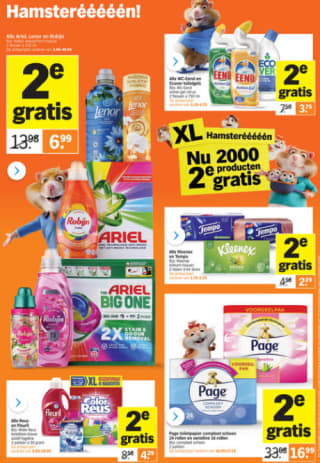 Albert Heijn Hamsterweken veel producten de 2de gratis