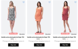 Oferta ropa por solo 1€ en Carrefour (vestidos, camisetas, calzado)