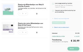 1+1 gratis op alle lotion billendoekjes bij Naïf