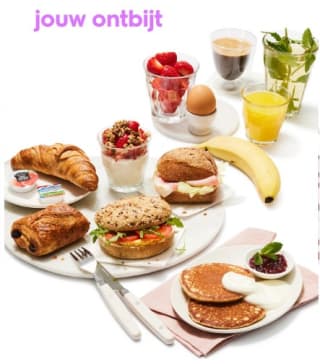 50% korting op ontbijtje bij de Hema