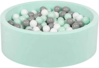Ballenbak voor kinderen | Inclusief 300 ballen - Groen, Grijs, Wit bij Bol €84,99
