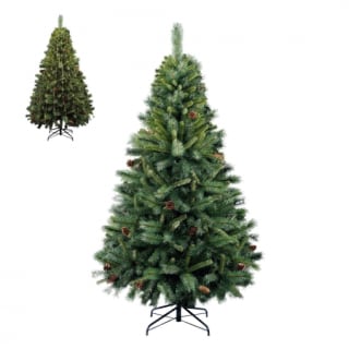 2 x1 Árbol Navidad con Piñas y Luces 180 cm por 49€