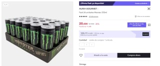 Pack 24 Monster Original 250ml por 14.28€