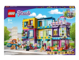 Lego Friends Edificio de la Calle Principal, Casa de Muñecas Modulable con frutería, peluquería por 71,95€.