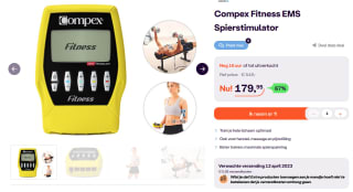 Compex Fitness EMS Spierstimulator voor €179,95 bij iBOOD