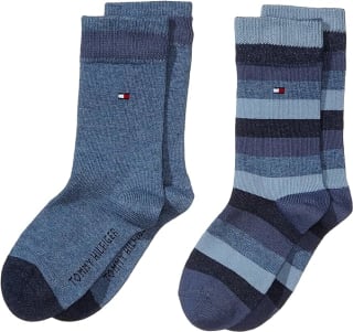 Pack 2 calcetines Tommy Hilfiger Classic Unisex niños por 5€
