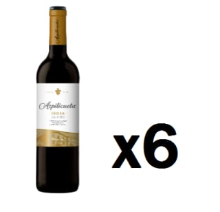6 Botellas de Azpilicueta Reserva 2019 por 39.5€