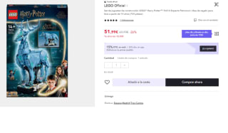 LEGO - Harry Potter - Set de construcción Expecto Patronum con figuras animales de ciervo y lobo de 754 Piezas por 36.99€