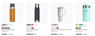 Tot 40% korting op diverse Stanley flessen/thermo bekers