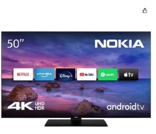 Televisor Nokia 50" UNE50GV210I 4K UHD Dolby Vision por 301.36€