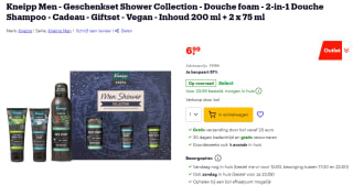 Kneipp Men geschenkset voor €6,99 bij Bol