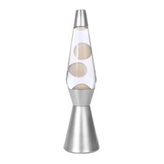 Lavalamp Zilver, 40cm voor €15 bij Lobbes