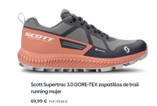 Zapatillas de trail running para Mujer Scott Supertrac 3.0 GTX por 69.99€