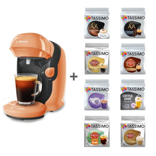 Cafetera Tassimo Style o Finesse + 144 cápsulas por tan solo 39€ + envío gratis